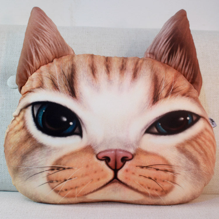 Cat Pillow Plush Sofa Cushion