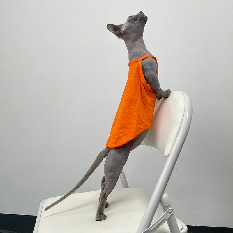 Seven Color Camisole Vest Hairless Cat Clothes