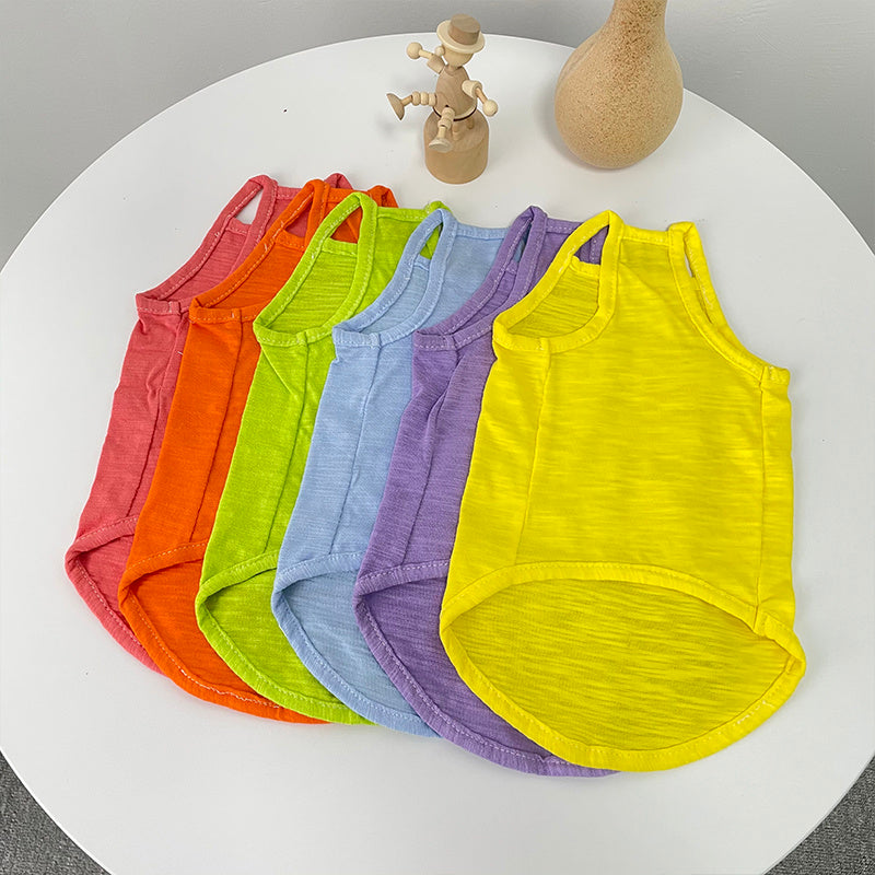 Seven Color Camisole Vest Hairless Cat Clothes