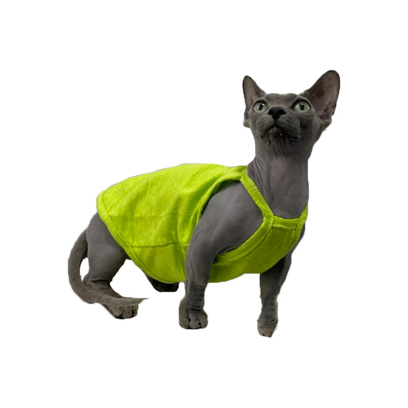 Seven Color Camisole Vest Hairless Cat Clothes