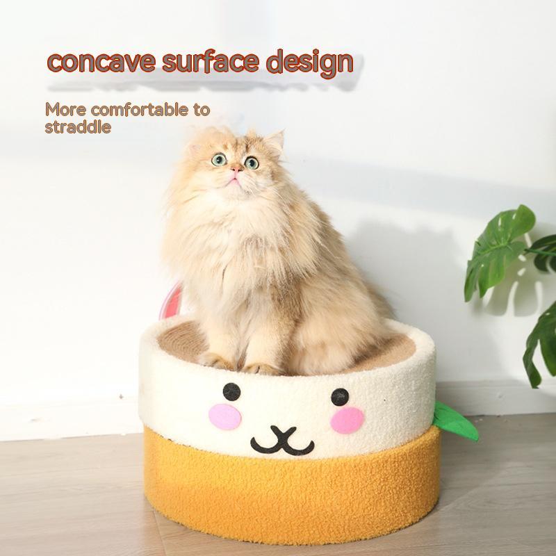 Cat Scratch Board Wear-resistant Non-chip Round Sofa Protector