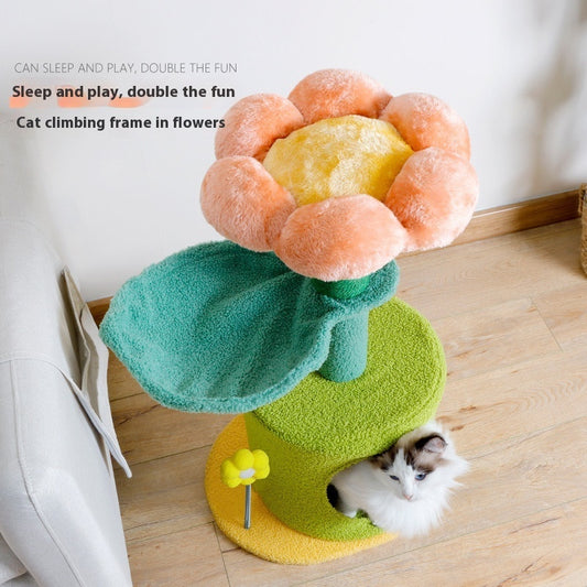 Sisal Flower Cat Climbing Frame