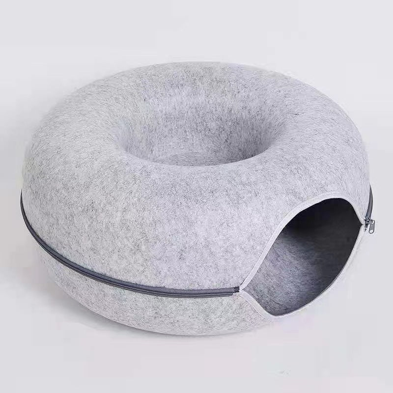 Pet Bed Comfortable Round Cat Tunnel