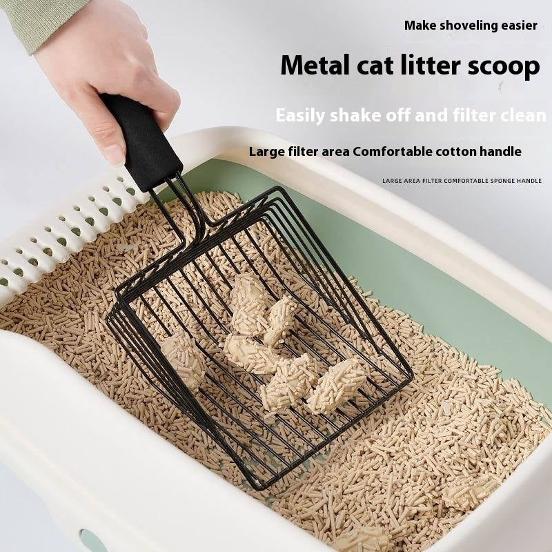 Metal Cat Litter Scoop Poop Cleaning Artifact