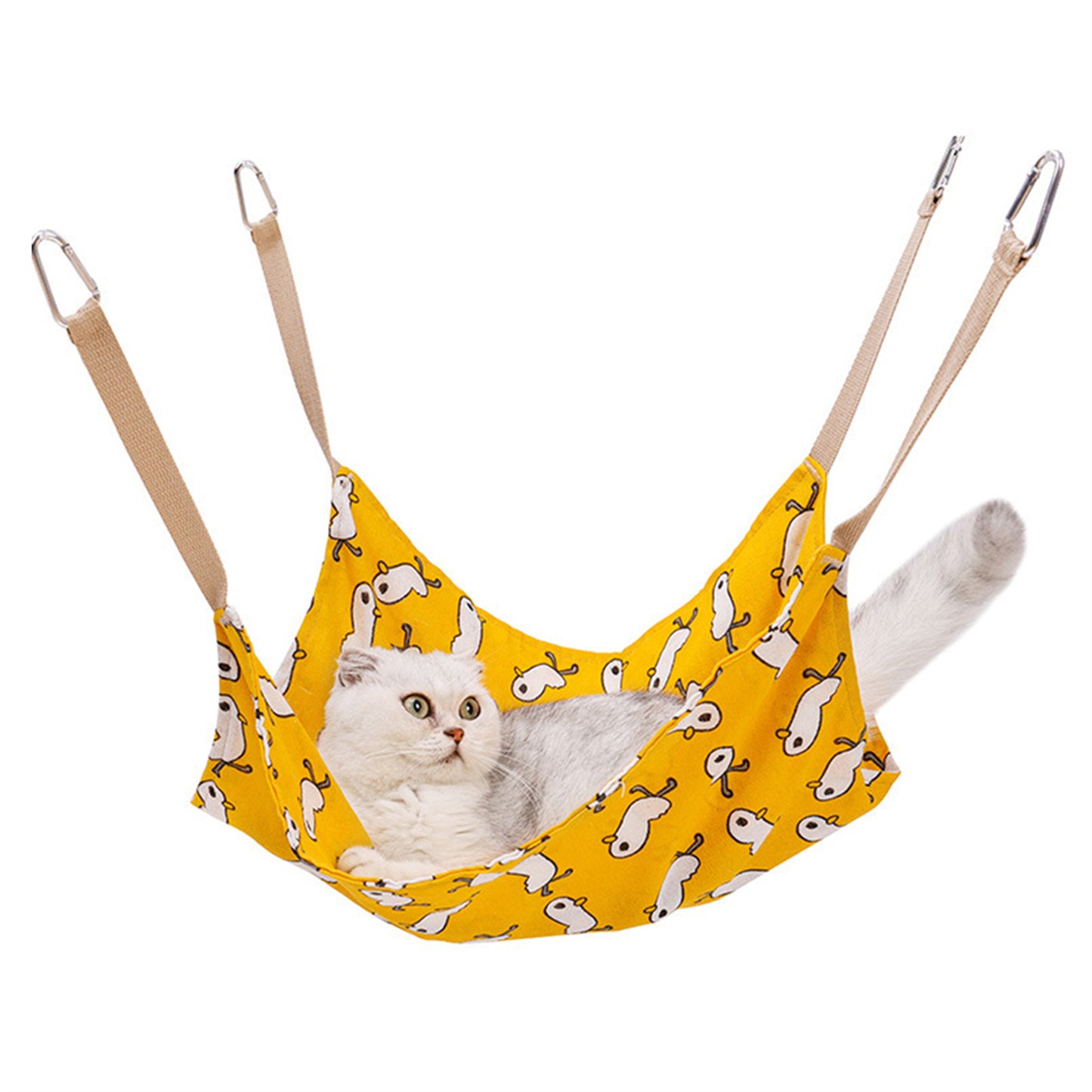 Breathable Cat Cotton Linen Hammock Wear Resistant Multicolor Cat Cage Hanging Bed Soft With Hanging Hook Cat Hammock Bed Summer