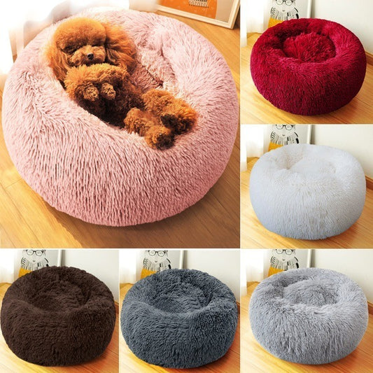 Plush Round Pet Litter For Cats And Dogs