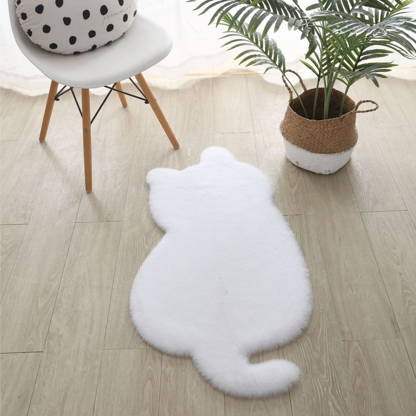 Cute Cartoon Cat Carpet For Household Living Room