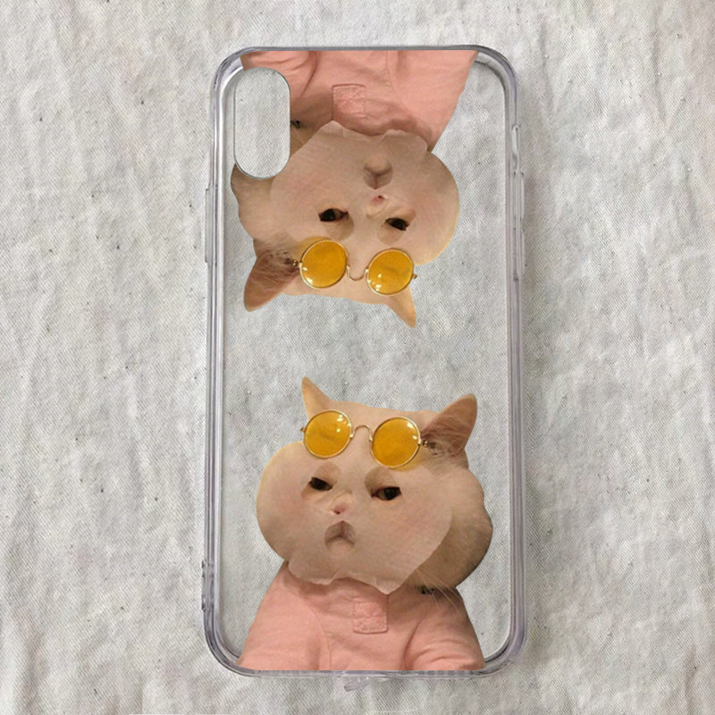 New Cat Phone Case Cover Cat Mini Transparent